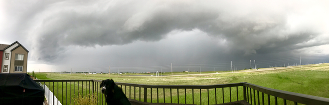 Thunderstorm is coming~ Calgary, Alberta, CA