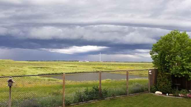 prairie sky before storm Saskatoon, SK