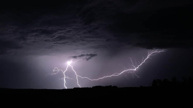 Nocturnal Thunderstorm Bluffton, Alberta, CA