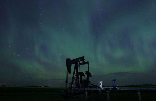 Northern Lights Red Deer County, Alberta, Canada