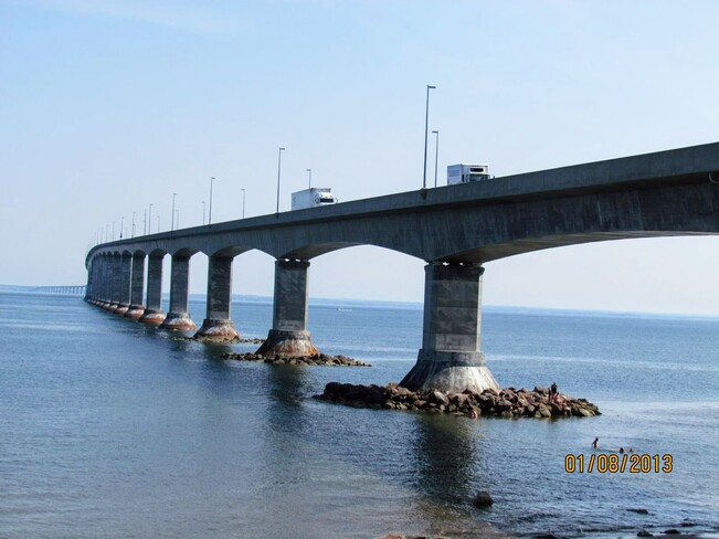 Amazing Structure Confederation Bridge, Confederation Bridge, Borden-Carleton, Prince Edward Island