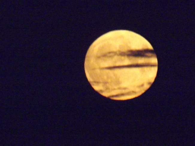 pre full moon Thunder Bay, ON