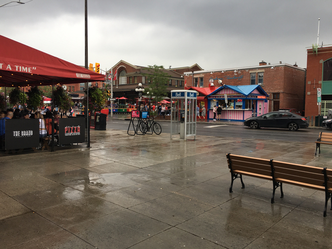 Itâ€™s wet weekend at Byward Market Ottawa Ottawa, Ontario, CA