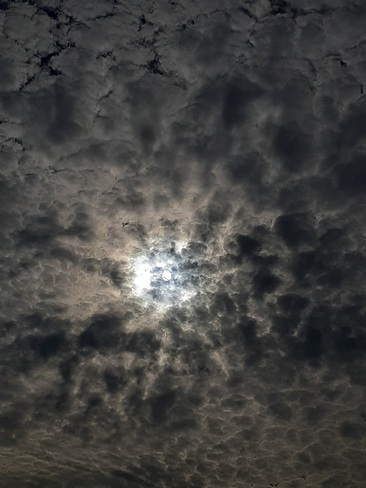 Sun behind the clouds Oshawa, ON