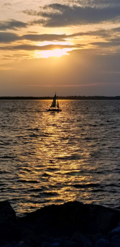 sunset sailing Aylmer, QC