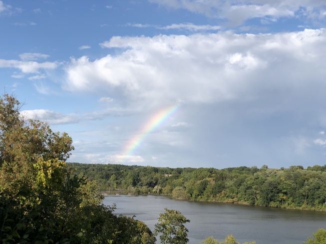Rainbow in Hamilton today Hamilton, Ontario, CA