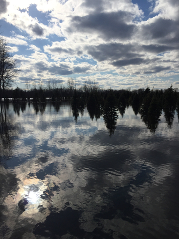 Innondation 2019 Sainte-Anne-de-Sorel, Québec, CA