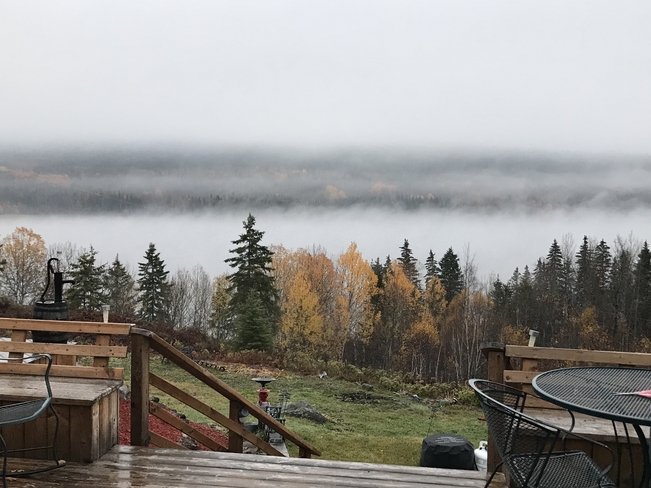 Foggy morningâ€™s Larder Lake, Ontario, CA