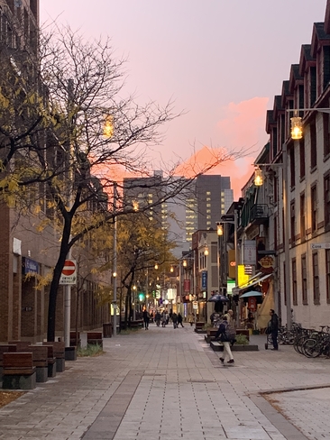 Quartier Chinois au crépuscule Montréal, Québec, CA