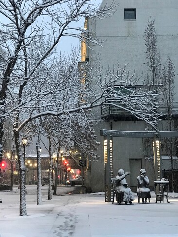 Snowing Morning Calgary, AB