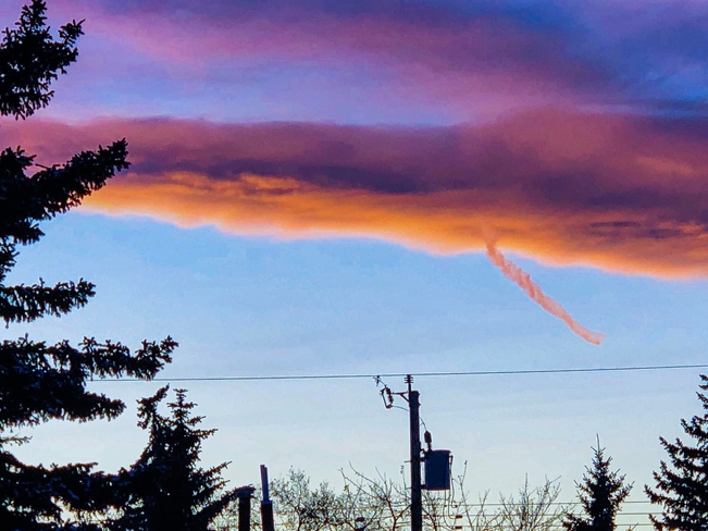 Strange Cloud Formation Calgary, Alberta, CA