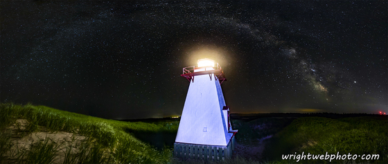 Milky Way Over St Peters Lighthouse PEI
