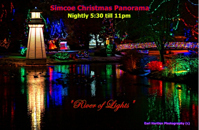 Simcoe Ontario Christmas Panorama Simcoe, ON