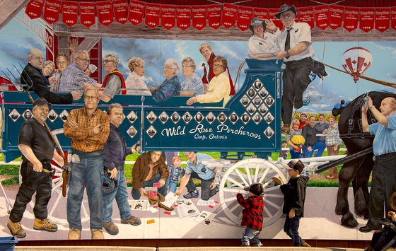 The Mural at the Carp Fair