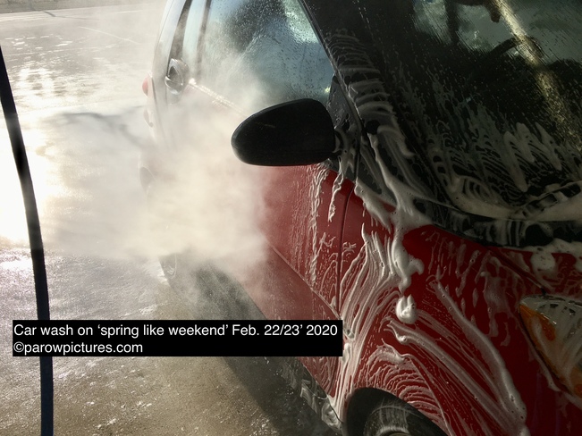 woo-hoo car wash time on this spring like sunny weekend in Ontario. Mississauga, ON