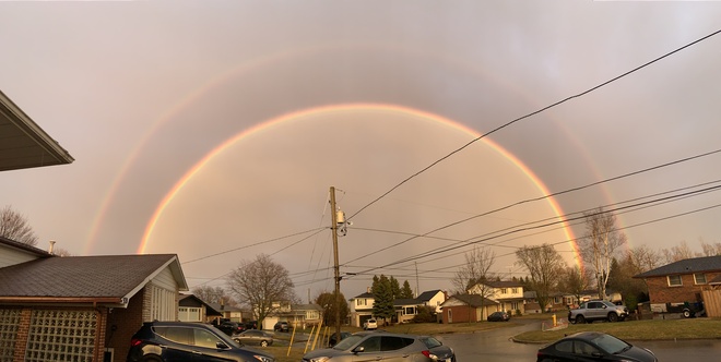 Double rainbow over Cobourg Ontario Cobourg, ON