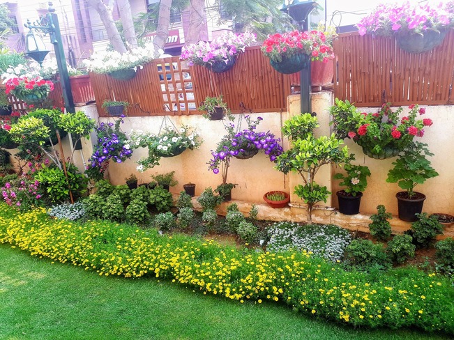Beautiful garden at All Season Home stay, at Jaipur, Rajasthan India All Seasons Homestay, behind Vidhayakpuri Police Station, Hathroi, Jaipur, Rajasthan, India