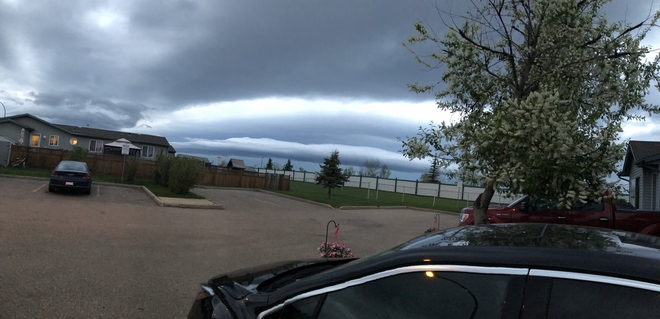 Storm clouds Fort McMurray, Alberta, CA