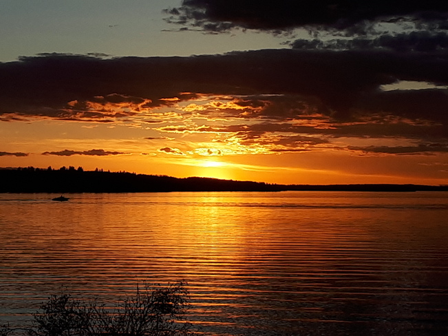 Sunset Sylvan Lake, AB