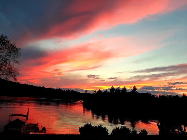 Sunset on Robertson Lake Lavant, ON
