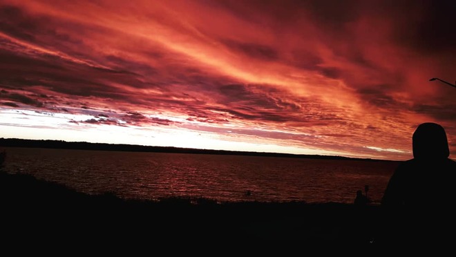 Red Sunset Lac La Biche, AB