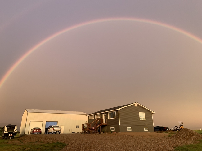Double rainbow Moose Jaw No. 161, Saskatchewan, CA