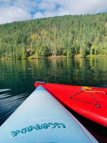Fall kayaking Chilliwack, BC