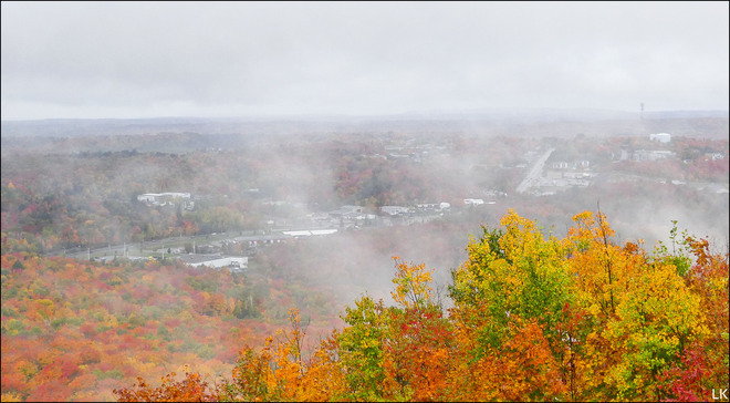 View from the lookout, Elliot Lake. Elliot Lake, ON