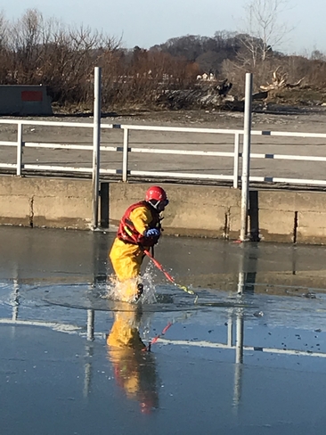 Fireman “ Practice “ Port Colborne, Ontario, CA