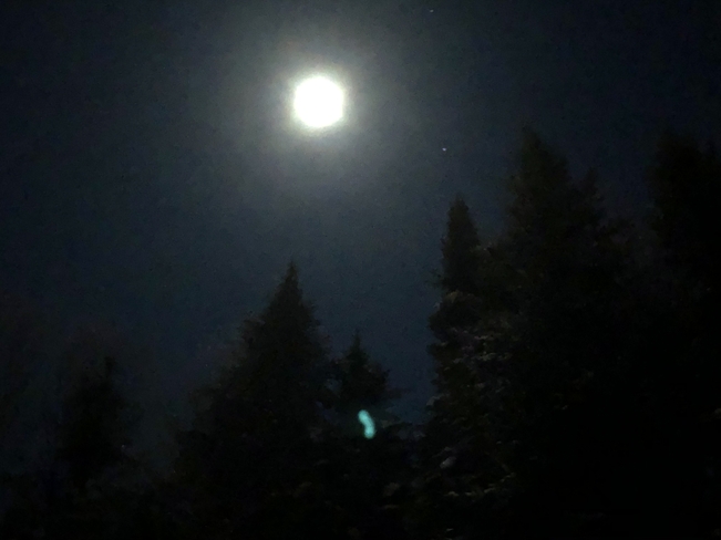 Belle pleine Lune Amherst, Québec, CA