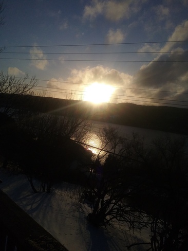 Going down of the sun on Riverhead Arm! Riverhead, S.M.B, NL