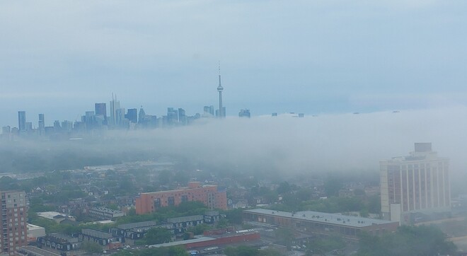 Clouds descend over toronto Toronto, ON