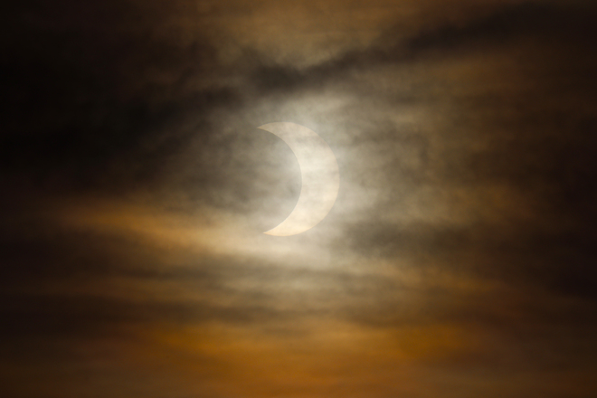 Éclipse lunaire partiel du 10 juin 2021 Lévis, QC
