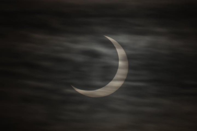 Éclipse partielle Lavaltrie, QC