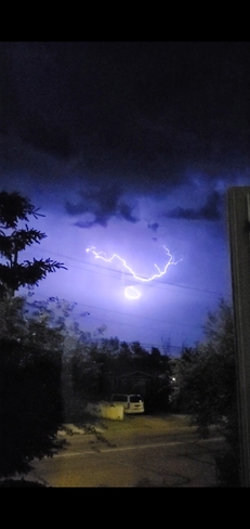 Lightning in Camrose Camrose, AB