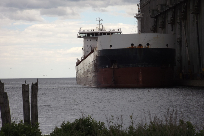 SHIP coming into PORT Shipyard Rd, Thunder Bay, ON P7A, Canada