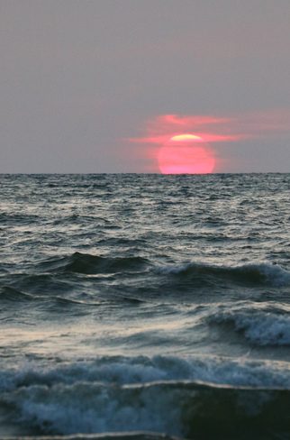 Fiery Sunset at Wasaga Beach, ON Wasaga Beach, ON
