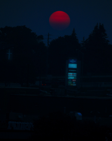 Red Sun this Summer. Scarborough, Toronto, ON