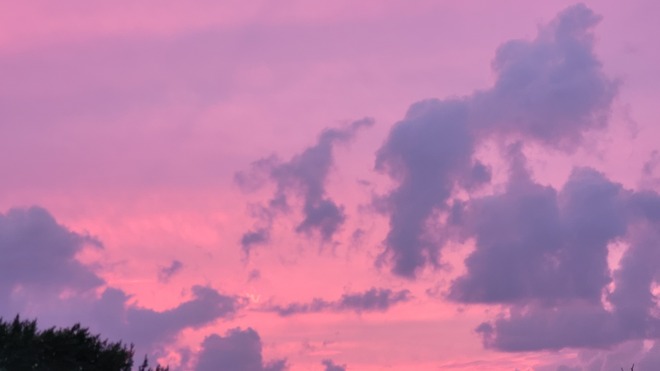 evening sky Cap-Pele, NB