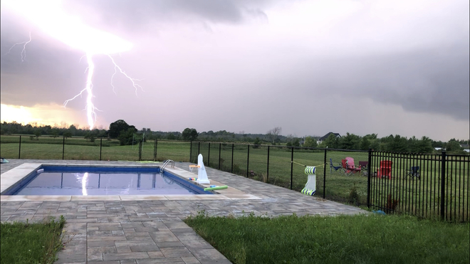 Lightning Strike August 2021 Grimsby, Ontario | L3M 4E7