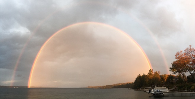 Double rainbow Barrie Barrie, ON