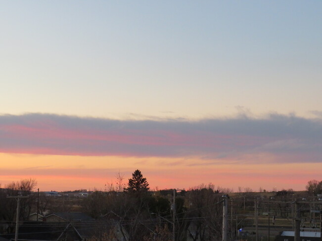Pre-Sunrise Clouds Weyburn, Saskatchewan