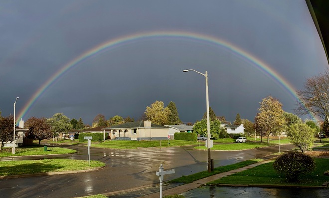 Perfect Rainbow. Sault Ste. Marie, ON