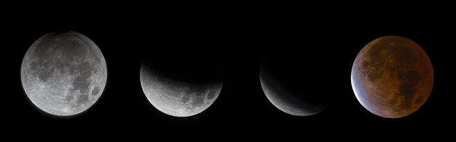 lunar eclipse Burlington, ON