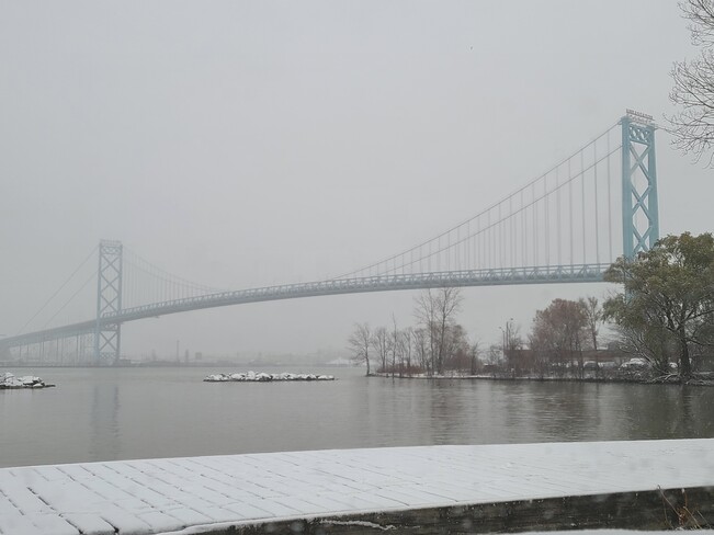 snowy day Windsor, ON