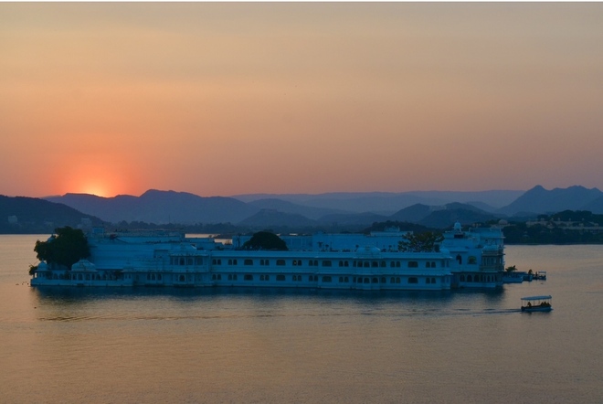 Sunset at Udaipur ,India Udaipur, Rajasthan, India