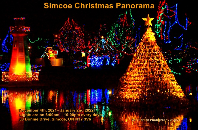 Simcoe Christmas Panorama Simcoe, Norfolk County, Ontario