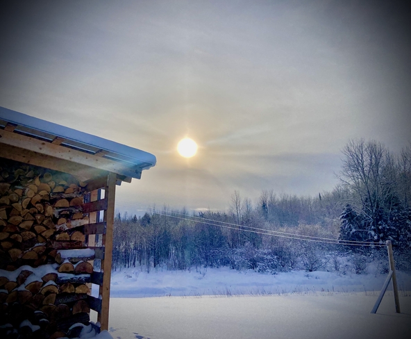 Beautiful winter scene Connaught, Ontario, CA