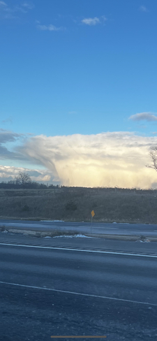 Weird Cloud over by Newmarket/Bradford Newmarket, Ontario, CA