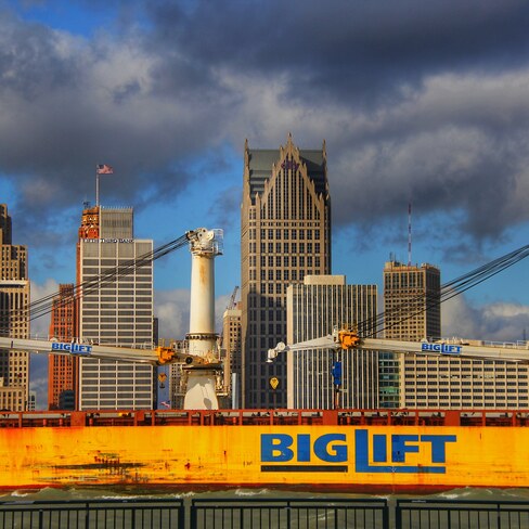 heard of the Big Easy well looks like Detroit is called the Big Lift now Windsor, ON